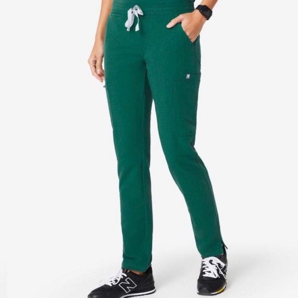 FIGS Yola Mid Rise Scrub Pants Green XL TW2000R